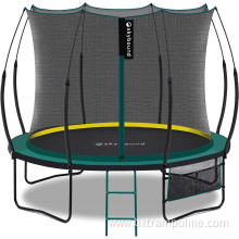 10FT Recreational Trampoline Double Green Pumpkin style